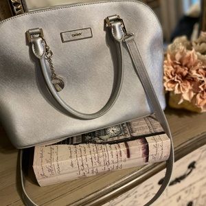 DKNY sliver purse